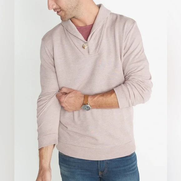 Marine Layer Davis Shawlneck in Syrah Mini Stripe - S - Picture 2 of 7